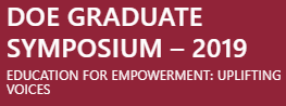 DOE Graduate Symposium – 2019